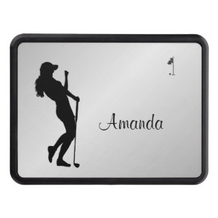 Ladies Golfer Personal  Trailer Hitch Cover