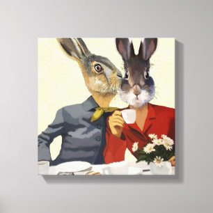 Ladies Gossiping Canvas Print
