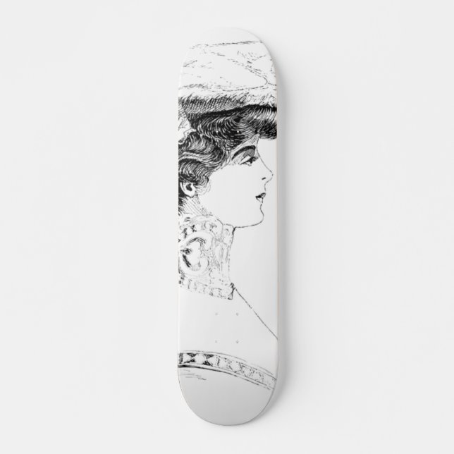Ladies' Hat Skateboard (Front)