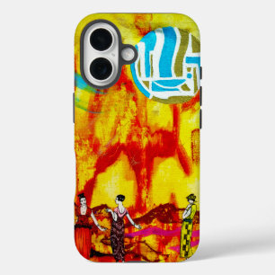 Ladies in a Surrealistic Landscape iPhone 16 Case