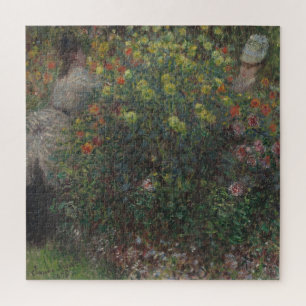 Ladies in Flowers Monet 1875 Jigsaw Puzzle