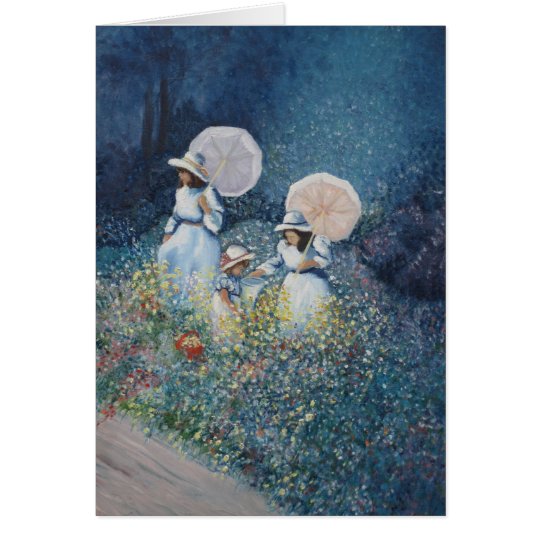 Ladies in Wildflowers Card