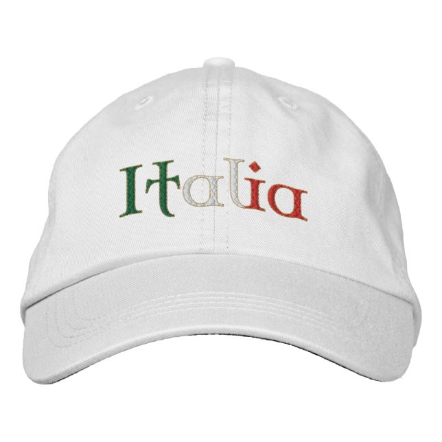 Ladies Italia hat for Calcio fans Italy Soccer (Front)