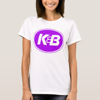Ladies K&B Purple on Gold T-Shirt