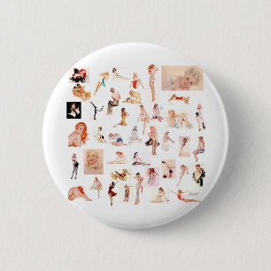 Ladies Ladies Ladies! 2 Inch Round Button