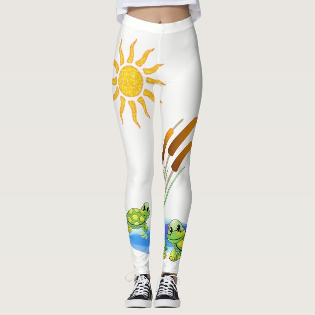 ladies long leggings (Front)