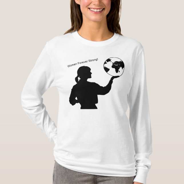 Ladies long sleeve t-shirt (Front)