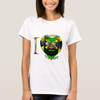 Ladies LUV Bearded Teddy Jamaica T-Shirt