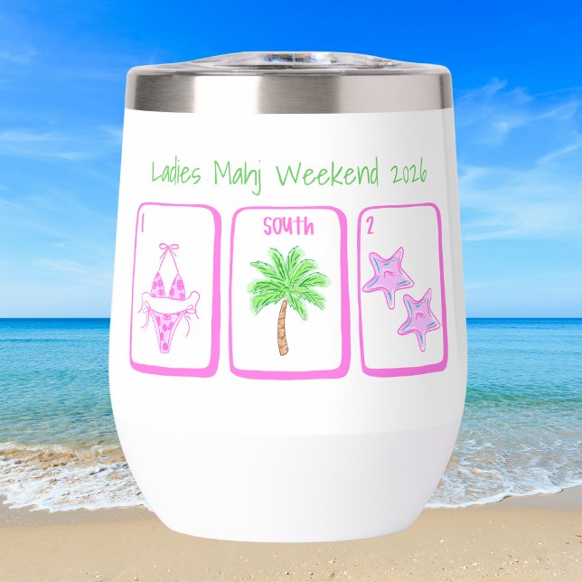 Ladies Mahj Weekend Custom Beach Mahjong Favour (Creator Uploaded)