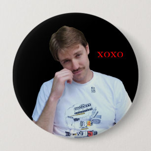 Ladies Man 4 Inch Round Button