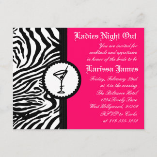 Ladies Night, Bachelorette Party Invitation