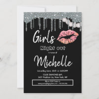 Ladies Night Birthday Lips Party