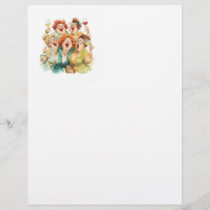 Ladies’ Night Laughter Letterhead