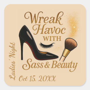 Ladies' Night Sassy Wreak Havoc Glam Sticker