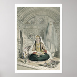 Ladies of Caubul in their In and Out-of-Door Costu Poster