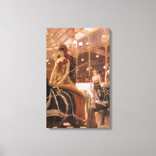 Ladies of the Cars (aka Circus) by James Tissot Canvas Print