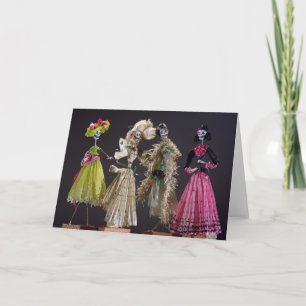 Ladies of the Day of the Dead, from Oaxaca Card