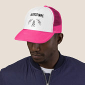 ladies oilfield wife pink hat (In Situ)