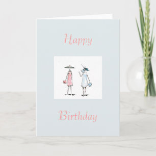 Ladies out to Lunch Happy Birthday Card