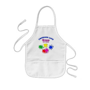 Ladies Paintball Aprons with Paintball Splatters