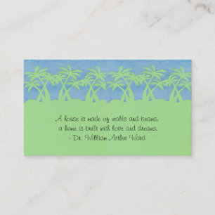 Ladies palm Tree Profile Cards