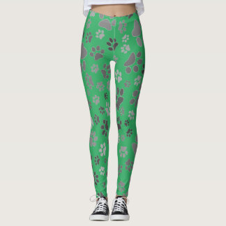 Ladies Paw Print Leggings