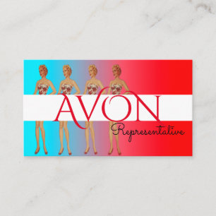  Ladies Personalized Avon Business Card