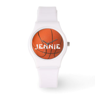 Ladies Personalized Sporty Basketball Watch