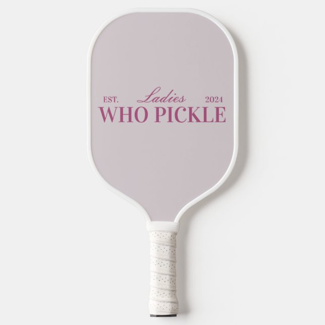 Ladies Pickleball Club  Pickleball Paddle (Front)