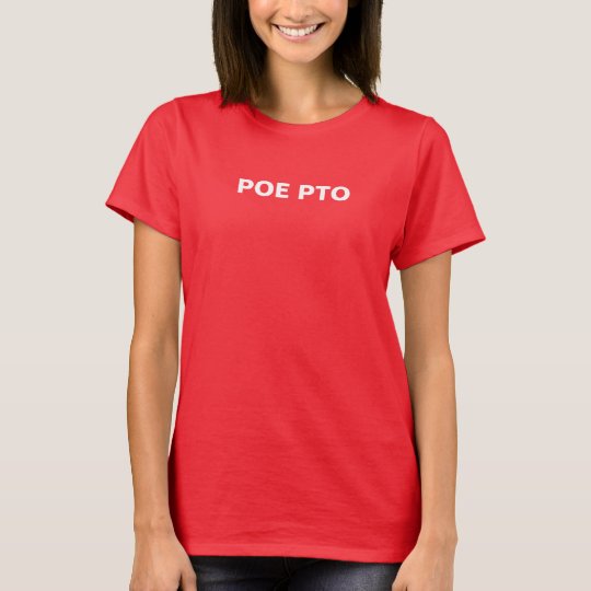 LADIES POE PTO T-SHIRT FOR VOLUNTEERS