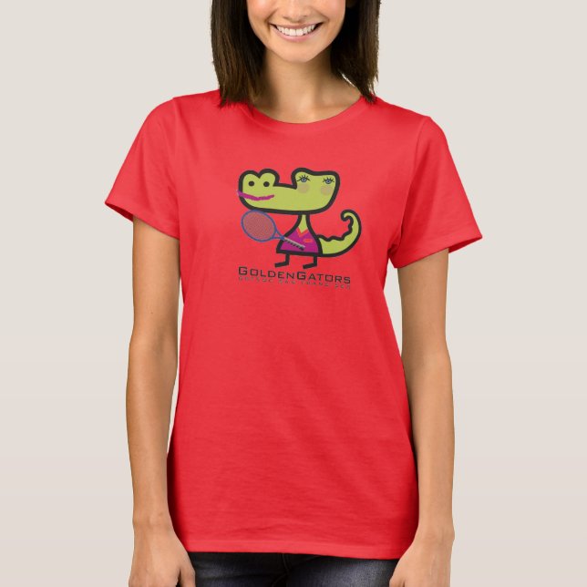 Ladies Ringer Shirt - Navy (Front)
