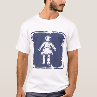 Ladies Room Sign T-Shirt