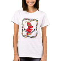 Ladies shirt with Sun logo on back