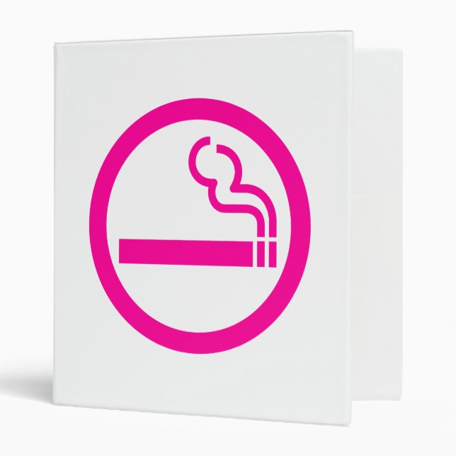 Ladies Smoking Area 喫煙女性 Japanese Sign Binder (Front/Inside)