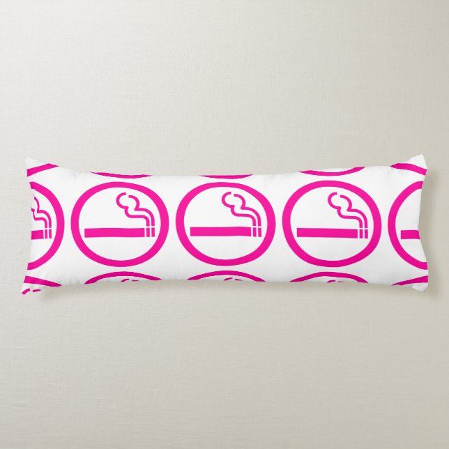 Ladies Smoking Area 喫煙女性 Japanese Sign Body Pillow (Front)