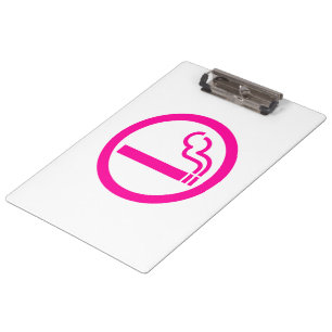 Ladies Smoking Area 喫煙女性 Japanese Sign Clipboard