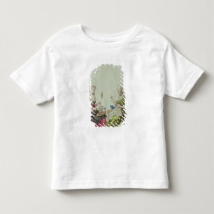 Ladies spinning and sewing, c.1765 toddler t-shirt