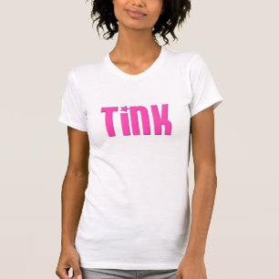 Ladies Tink-Shirt in Blockhead Pink T-Shirt