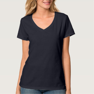 Ladies V-Neck Tee~ Mural #3: West Coast Jaz T-Shirt