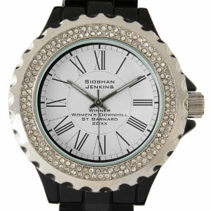 Ladies Winner Ski Downhill Competition Watch