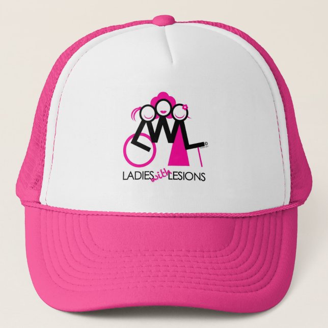 Ladies With Lesions Trucker Hat (Front)