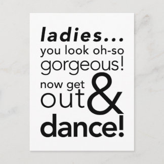 LadiesBathroomSign.jpg Postcard