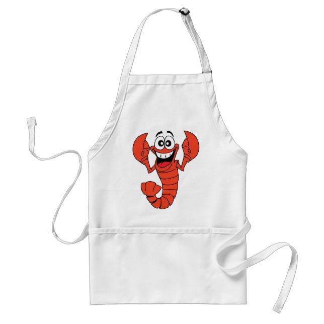 Ladlow the Lobster Standard Apron (Front)