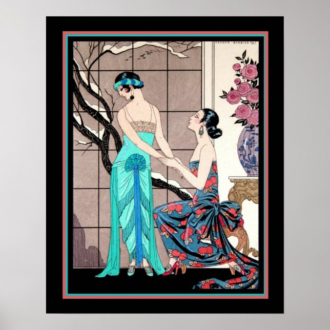 "L'admission difficile" Barbier Art Déco 16x20 (Devant)