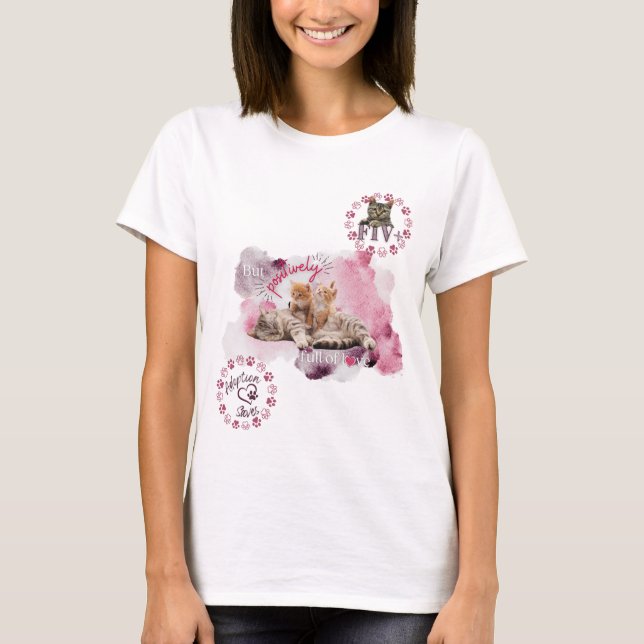 L'adoption de chats permet d'économiser le t-shirt (Devant)