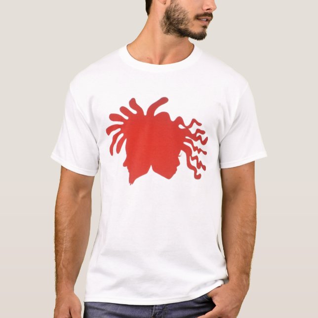 LADREDWHITE T-Shirt (Front)