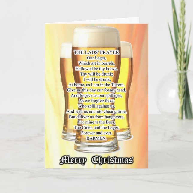 Lad's Christmas Holiday Card (Front)