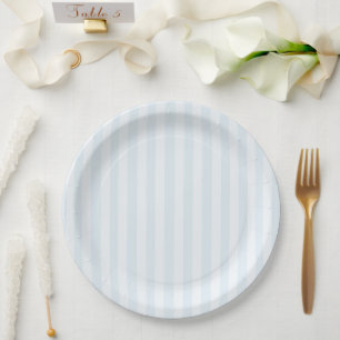 Laduree French Caffee Patisserie Bonjour Bebe Blue Paper Plate