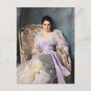 Lady Agnew of Lochnaw 1864  Thank you Postcard