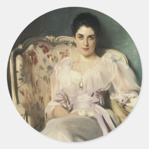 Lady Agnew of  Lochnaw Classic Round Sticker